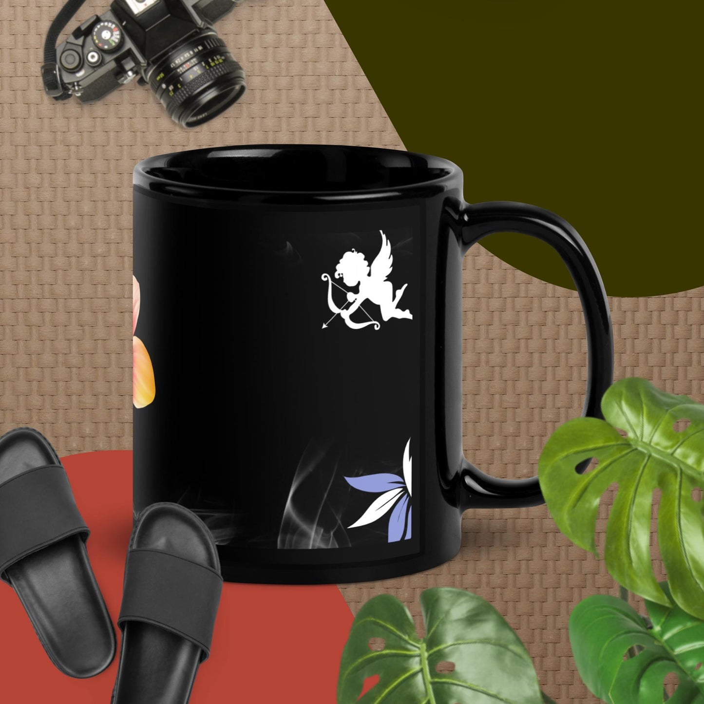 Black Glossy Mug