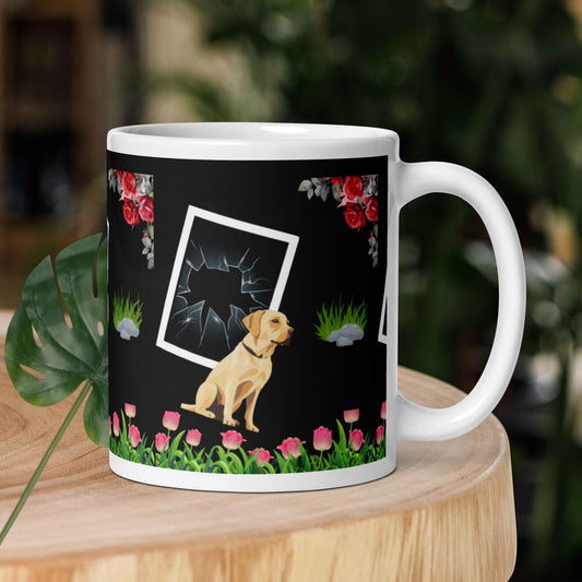 black glossy mug